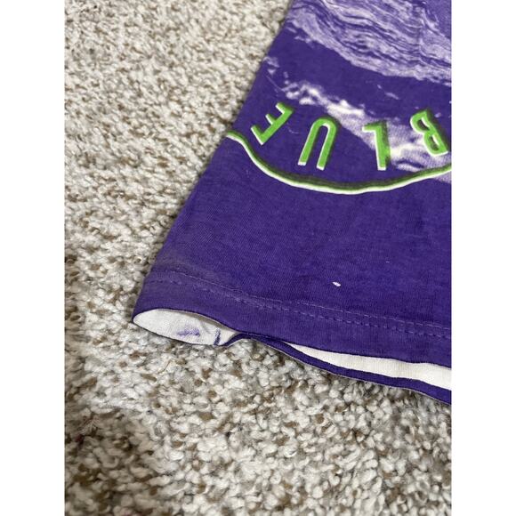 Vintage Midnight Oil 1992 Scream In Blue All Over Print Shirt XL Brockum Tee 90s - Picture 10 of 13